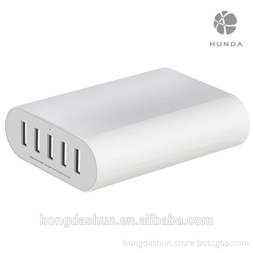 5 ports usb 50w mobile phone portable charger universal cell phone charger